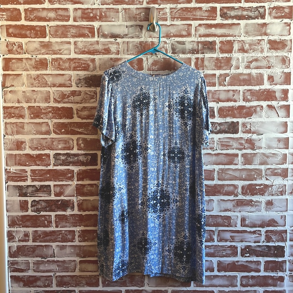 H&M Blue Mini Dress Size 14